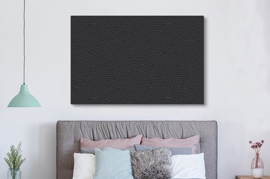Canvas schilderij 150x100 cm - Wanddecoratie Leer - Structuur - Dierenhuid - Muurdecoratie woonkamer - Slaapkamer decoratie - Kamer accessoires - Schilderijen