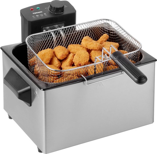 Tomado TDF5001S Frituurpan 5 Liter Koude Zone Friteuse 1 Grote 