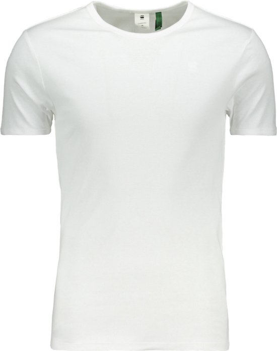 G-Star RAW T-shirt Basic T Shirt 2 Pack D07205 124 White Mannen Maat - XS