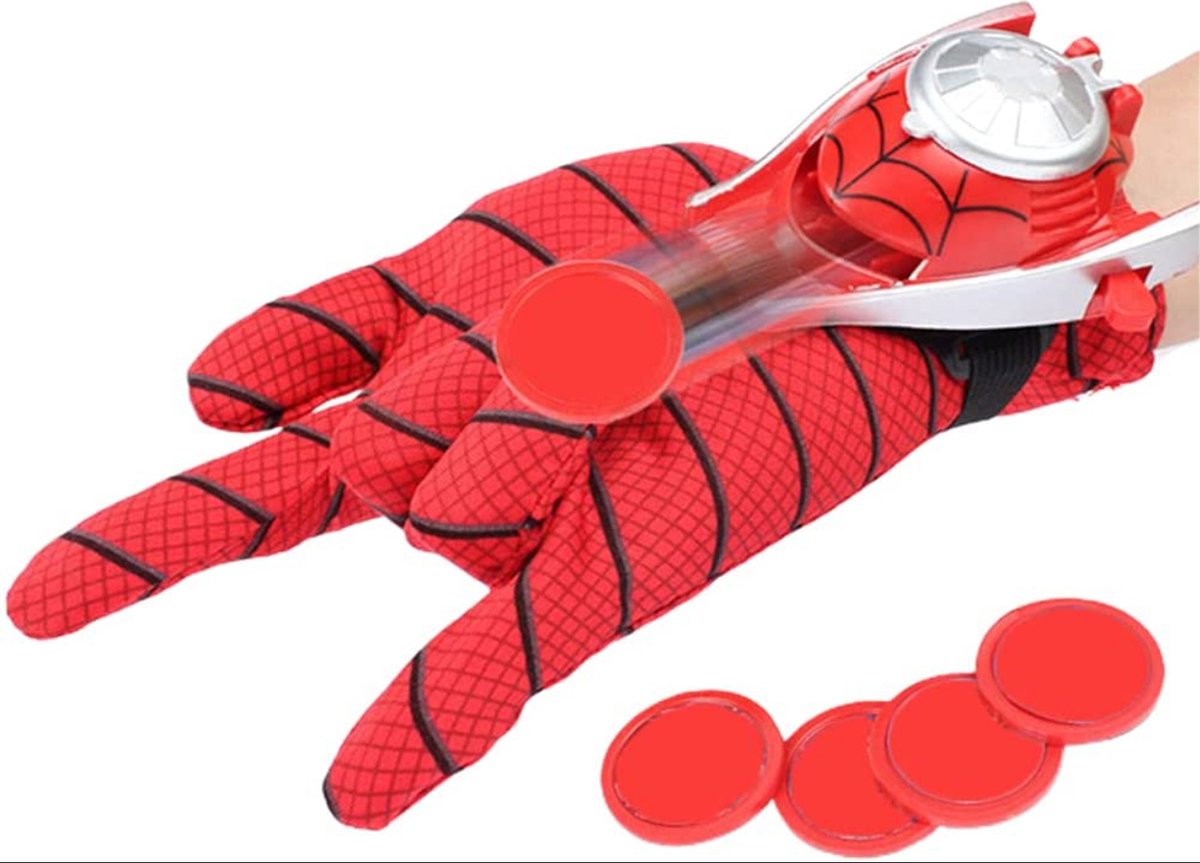 Tireur de toile de jeton Spiderman - Gants Spiderman avec toile
