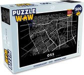 Puzzel Stadskaart - Oss - Nederland - Legpuzzel - Puzzel 500 stukjes - Plattegrond