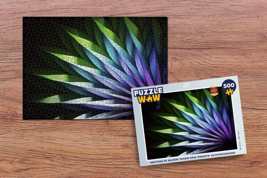 Puzzle Fleurs - Géométrie - Abstrait - Puzzle - Puzzle 500 pièces - Cadeaux Sinterklaas - Sinterklaas pour les grands enfants