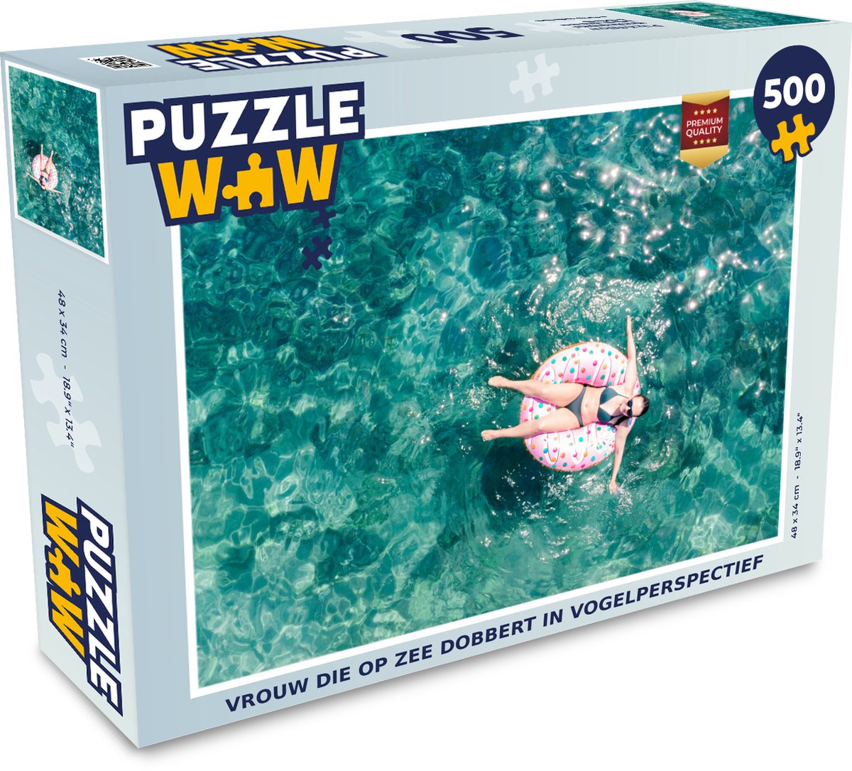 Puzzel Water - Zwemband - Zomer - Legpuzzel - Puzzel 500 stukjes