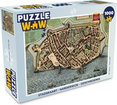 Puzzel Stadskaart - Harderwijk - Geschiedenis - Legpuzzel - Puzzel 1000 stukjes volwassenen - Plattegrond