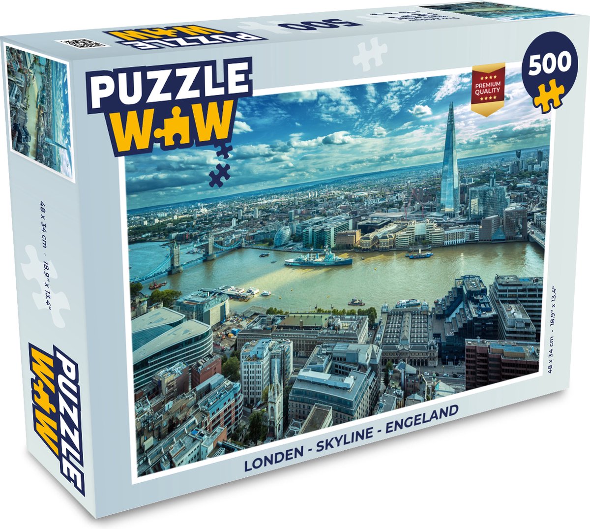 Puzzel Londen - Skyline - Engeland - Legpuzzel - Puzzel 500 stukjes