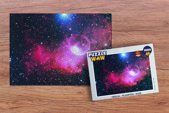 Puzzle Univers - Planètes - Rose - Puzzle - Puzzle 1000 pièces adultes