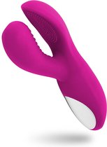 Libid Toys Garuda - G-spot en clitoris dubbele stimulatie vibrator - USB oplaadbaar - 100% siliconen - Waterdicht - Roze