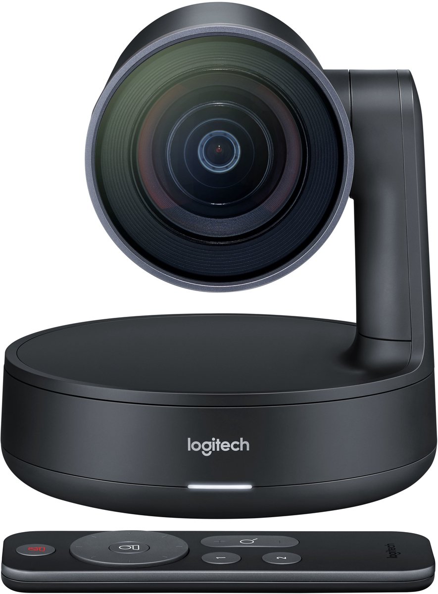 Logitech Rally 4K-webcam 4096 x 2160 Pixel Standvoet