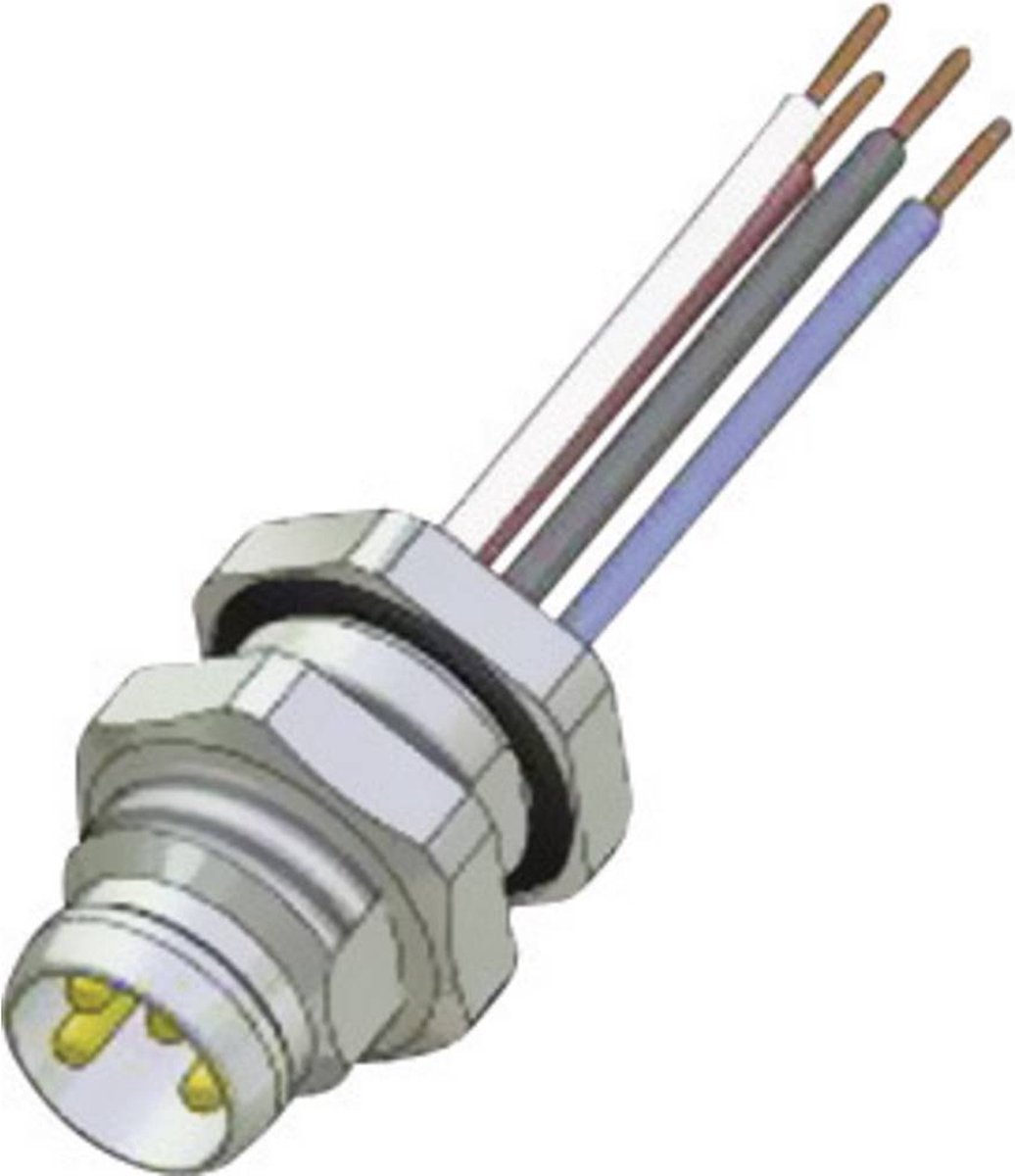Conec 42-01035 Sensor/actuator steekconnector M8 Aantal polen: 4 Stekker, inbouw 1 stuk(s)