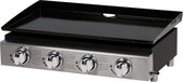 Bol.com Plancha gas barbecue grill "Presto 4" - 4 branders - 97 kW - Grijs aanbieding