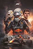 Mivida - Max Verstappen - Max Verstappen Poster - Poster - 50x70cm - Print - Red Bull Racing - Formule 1 - Print - Muurdecoratie - Racing