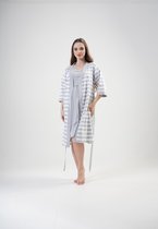 Vienetta - 2 Delige zwangerschaps Dames Pyjama Set, Grijs - M