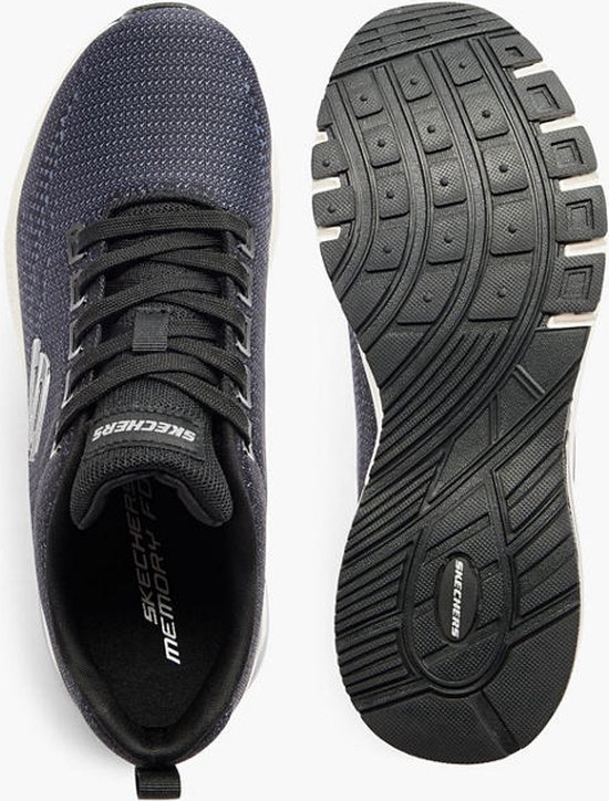 zwarte skechers memory foam