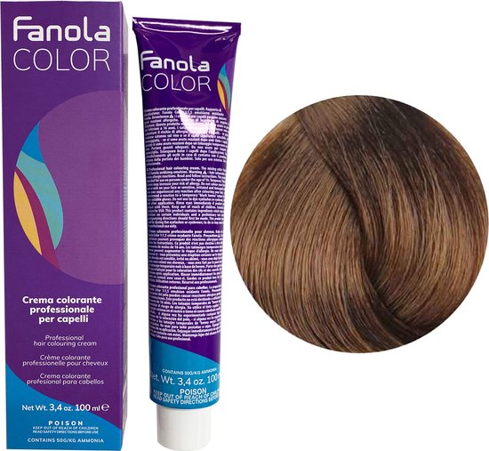 Fanola Haarverf Professional Colouring Cream 8.14 Cacoa | bol.com
