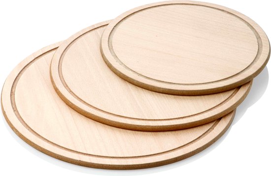 Saturnia Pizzaborden La Pizza 31 Cm - 2 Stuks Porselein Wit Met Decor