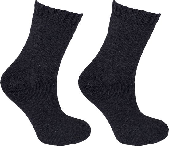Wollen sokken | dames | heren | effen | wol | warme sokken | maat 36-45 |  one size |... | bol.
