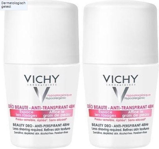 Vichy Deodorant Beauty Roller - 2 x 50 ml | bol.com