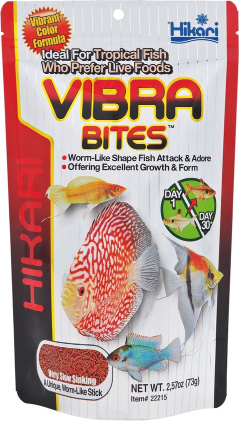 Hikari Tropical Vibra Bites - Vissenvoer - 73 g - Merkloos