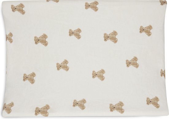 Jollein Aankleedkussenhoes Jersey 50x70cm - Teddy Bear — afbeelding 5