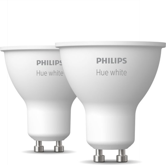 Philips Hue spot - warmwit licht - 2-pack - GU10
