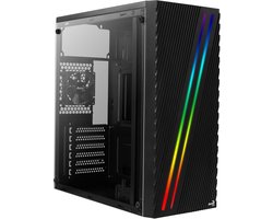 ATX Semi-tower Box Aerocool STREAK RGB USB 3.0 Black