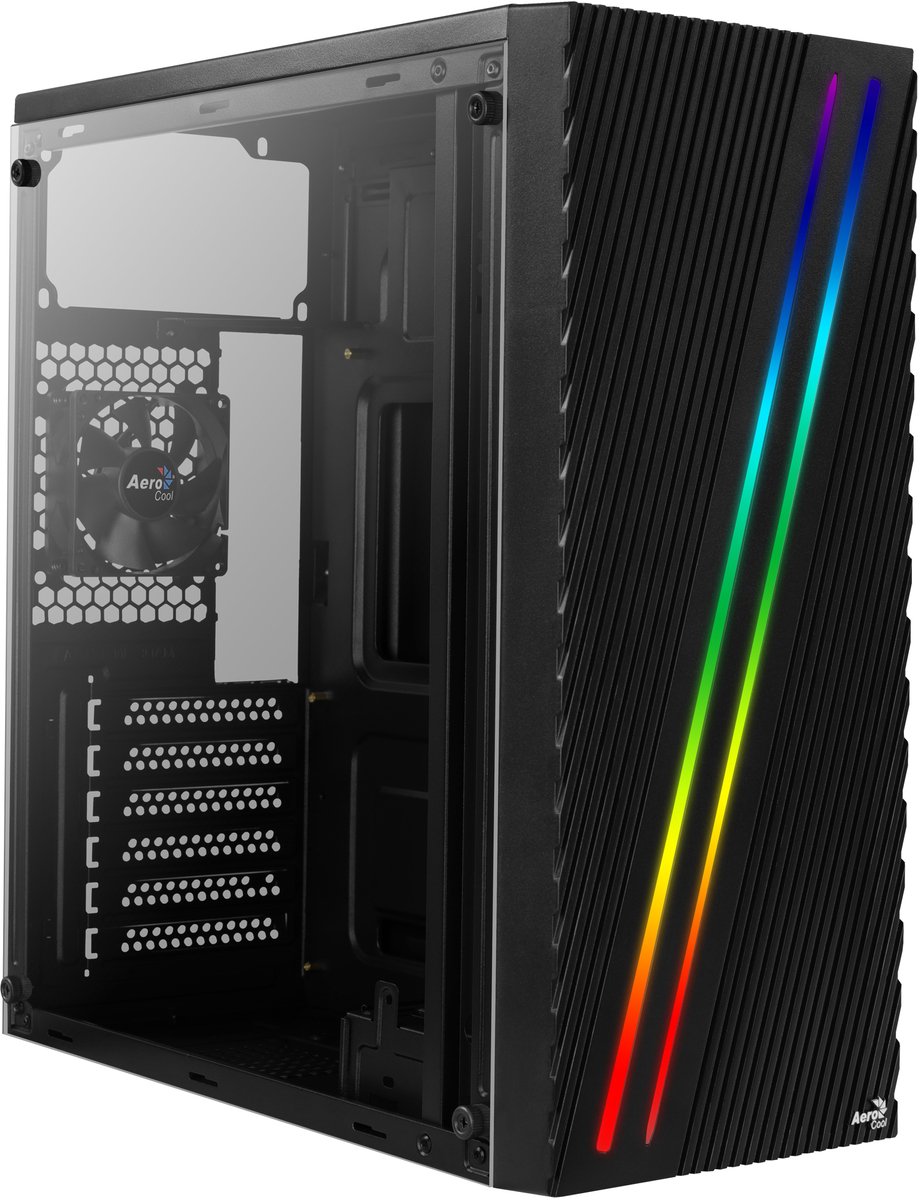 Aerocool Streak Midi Tower Zwart