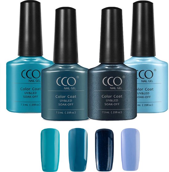 Shellac Blue Rapture CCO Shellac - Gel Nagellak - kleur Blue Collectie - Blauw - Dekkende ...