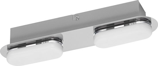 Plafonnier Salle De Bain Connecté Ledvance SMART+ WiFi 18W IP44 - Chromé 56cm Avec Variation De Blanc 3000-6500K