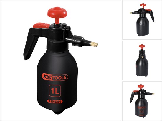 KS Tools - Drukspuit - Handmatige verstuiver - 1 liter - Precisie sproeigereedschap — afbeelding 3