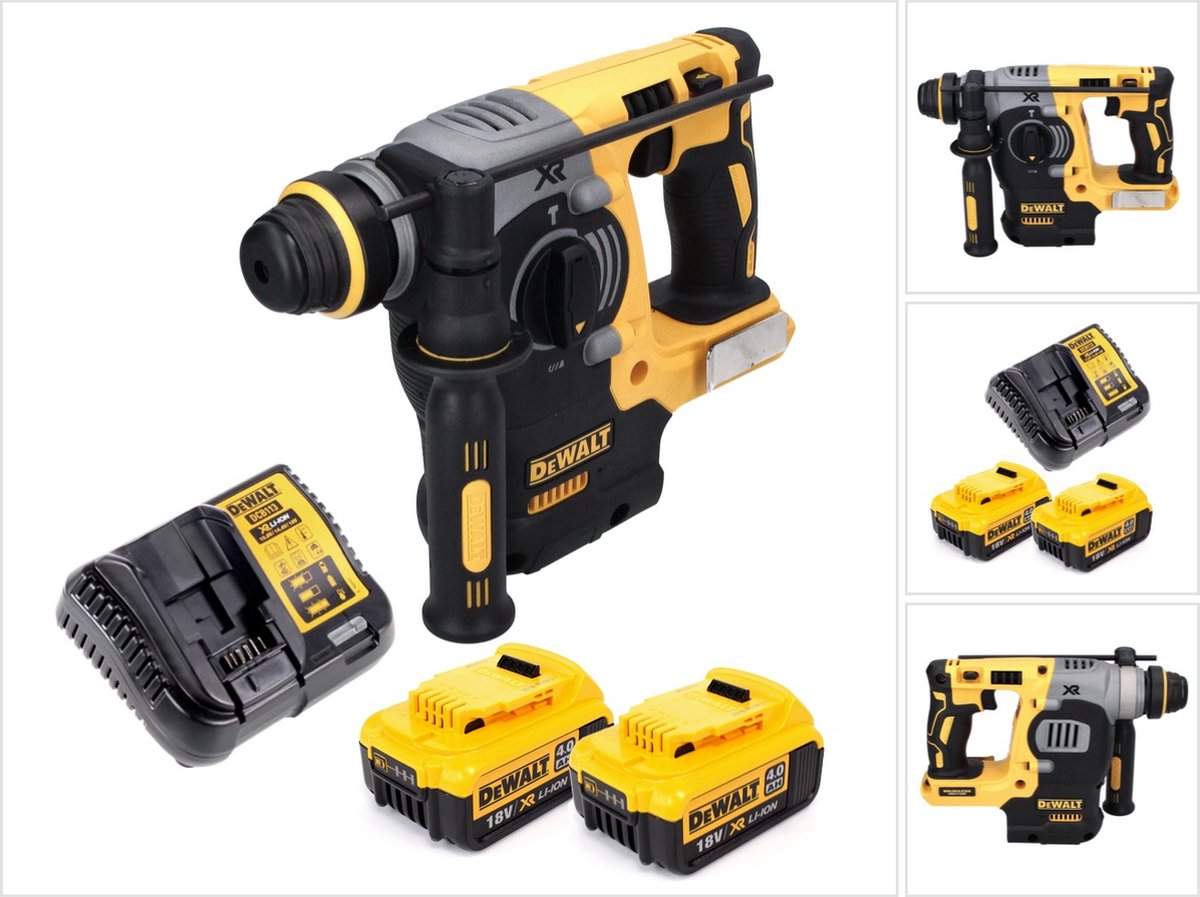 DeWalt DCH 273 M2 accu combihamer 18 V 2,1 J SDS Plus Brushless + 2x accu 4,0 Ah + oplader