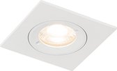 QAZQA xena - Moderne Inbouwspot - 1 lichts - L 8 cm - Wit - Woonkamer | Slaapkamer | Keuken
