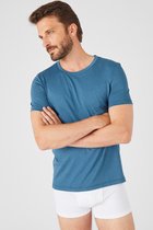 Damart - T-shirt met ronde hals Climatyl - Heren - Blauw - (126-133) 3XL