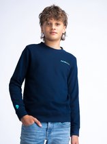 Petrol Industries - Jongens Comfortabele Sweater Coveify - Blauw - Maat 116