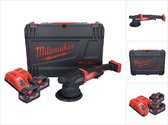 Milwaukee M18 FROP21-552X accu-excentrische polijstmachine 18 V 150 mm borstelloos + 2x oplaadbare batterij 5,5 Ah + lader + HD box