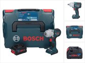 Bosch GDS 18V-450 HC accu-slagmoersleutel 18 V 450 Nm 1/2" + 1x ProCORE oplaadbare accu 8.0 Ah + L-Boxx - zonder oplader