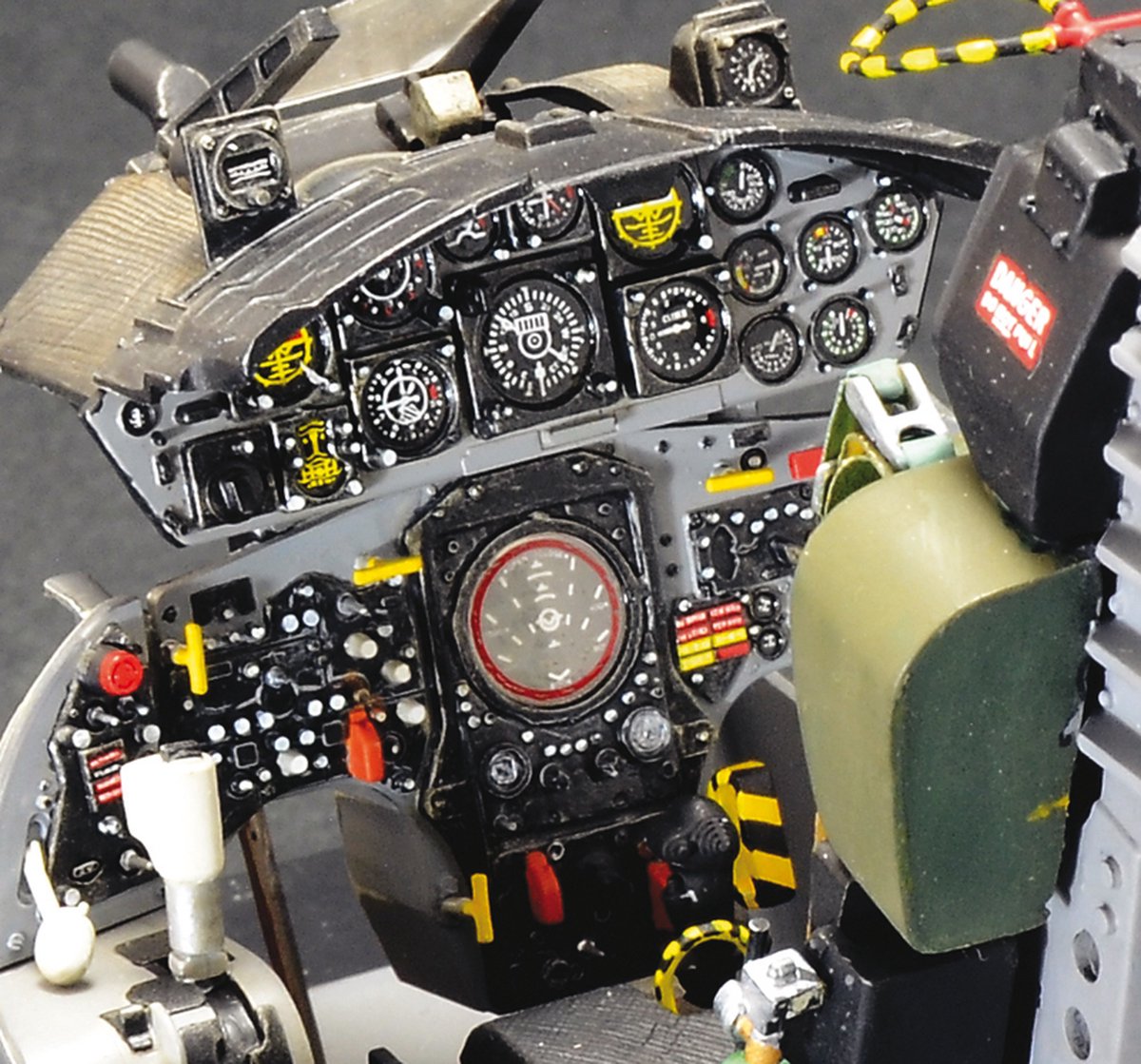 Italeri Modelbouwpakket Vliegtuigen - 2991 F-104 G Cockpit Plastic - 1:12 - Modelbouw — afbeelding 2