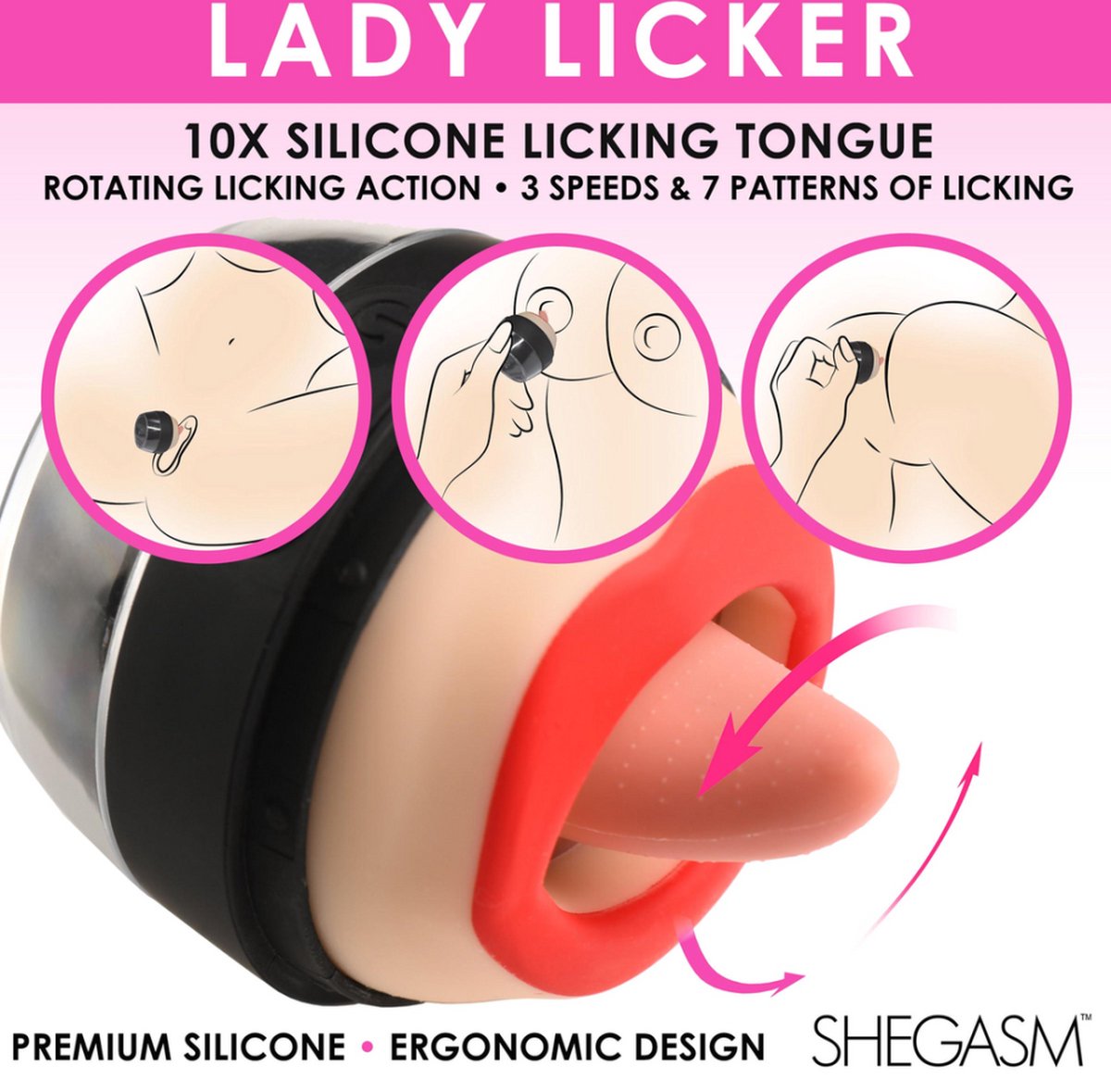XR Brands - Lady Licker - Clitoral Stimulator