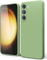 Coque avec Protection d'appareil photo adaptée au Samsung Galaxy S23 Plus | Couverture arrière | Fin | TPU flexible | Vert