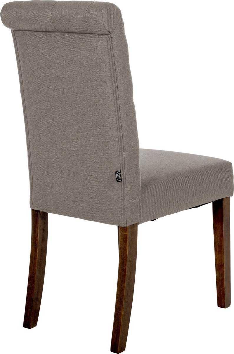 CLP Lisburn Eetkamerstoel taupe Stof