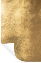 Muurstickers - Sticker Folie - Lichtval op een gouden muur - 60x90 cm - Plakfolie - Muurstickers Kinderkamer - Zelfklevend Behang - Zelfklevend behangpapier - Stickerfolie
