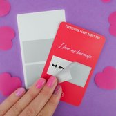 Gift Republic DIY Scratch Cards - Everything I Love About You