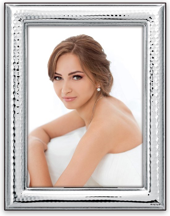 ZEP - Cadre Photo Plaqué Argent Recanati pour photo 9x13 - B10135