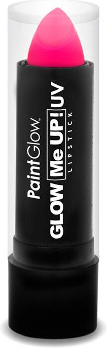 Paintglow Lippenstift/lipstick - neon roze/magenta - UV/blacklight - 5 gram - schmink/make-up