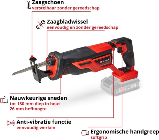 Einhell Akülü Kılıç Testere TE-AP 18/26 Li - Solo Einhell Akülü Kılıç Testere TE-AP 18/26 Li - Solo