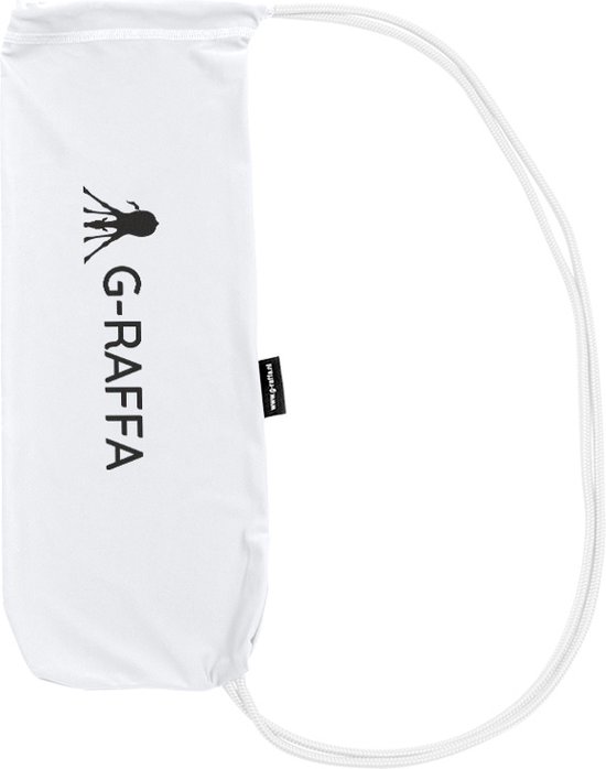 G-RAFFA Sunshade - Strandtent - Schaduwdoek - Opvouwbaar en Lichtgewicht - UPF 50+ - Kleur: Pure White van G-RAFFA — afbeelding 3