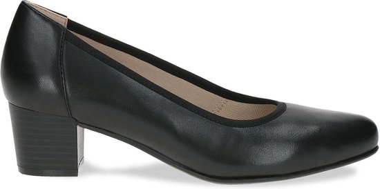 Escarpins CAPRICE Largeur G Talon 46 Mm - Cuir, Semelle Mémoire De Forme Memotion, élégants Et Confortables