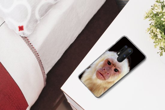 Coque OnePlus 8 Pro - Singe - Fourrure - Zwart - Coque de téléphone en Siliconen