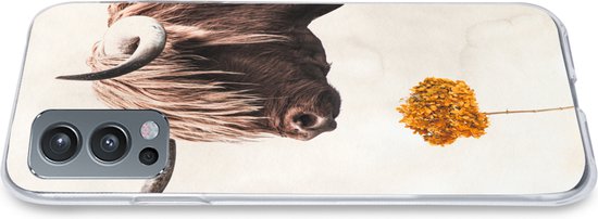 Coque OnePlus Nord 2 5G - Highlander écossais - Vintage - Bloem - Siliconen