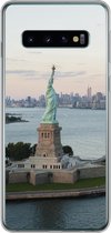 Samsung Galaxy S10 hoesje - New York - Vrijheidsbeeld - Amerika - Siliconen Telefoonhoesje