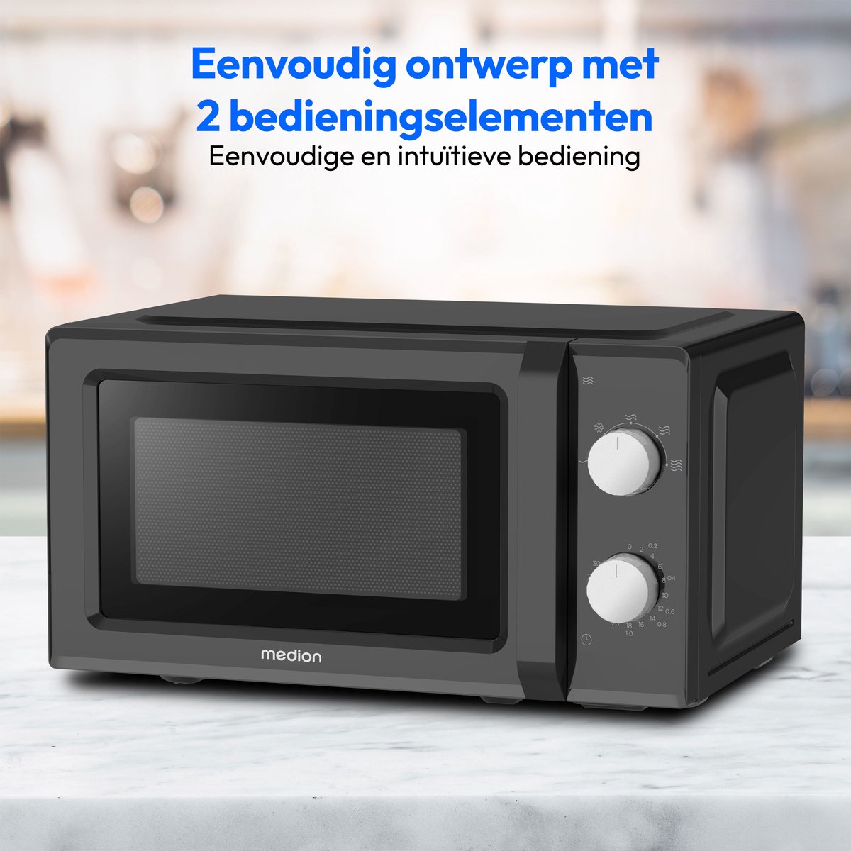 Medion Magnetron MD 11475 - 700 W vermogen - 20 L compact - 5 magnetronstanden - ontdooifunctie - timerfunctie — afbeelding 6